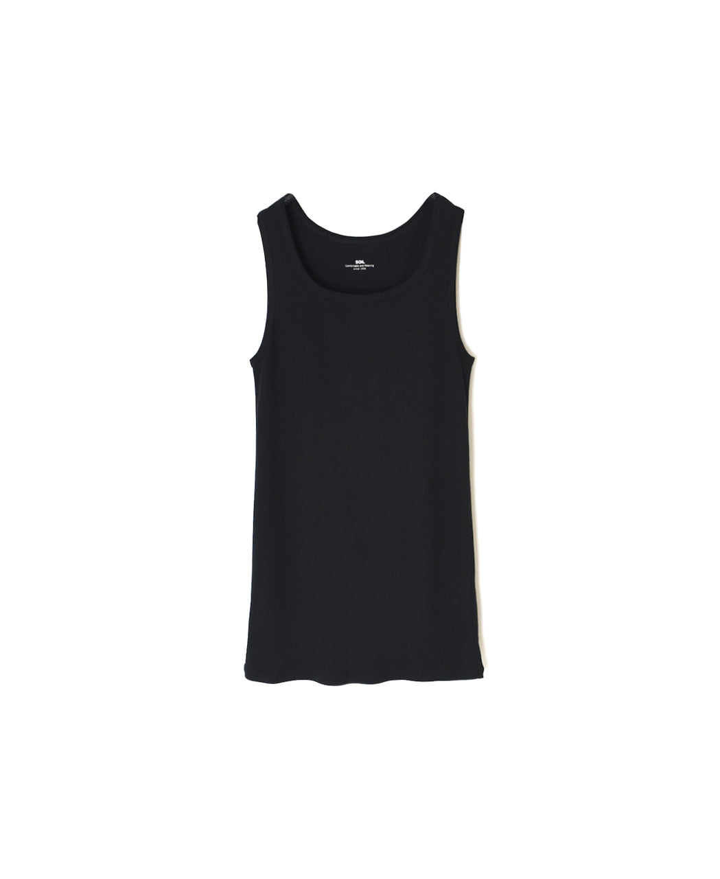 GNSL26021 40/1 RIB U-NECK TANK TOP