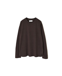 GNSL26511 COTTON SLUB SINGLE JERSEY CREW-NECK LONG/SL T-SHIRTS