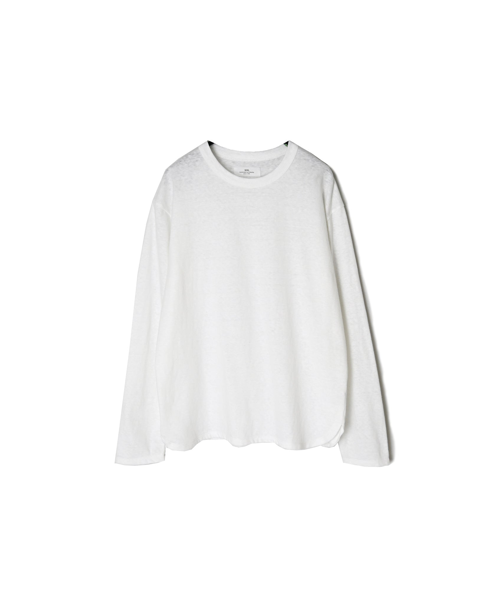 GNSL26511 COTTON SLUB SINGLE JERSEY CREW-NECK LONG/SL T-SHIRTS