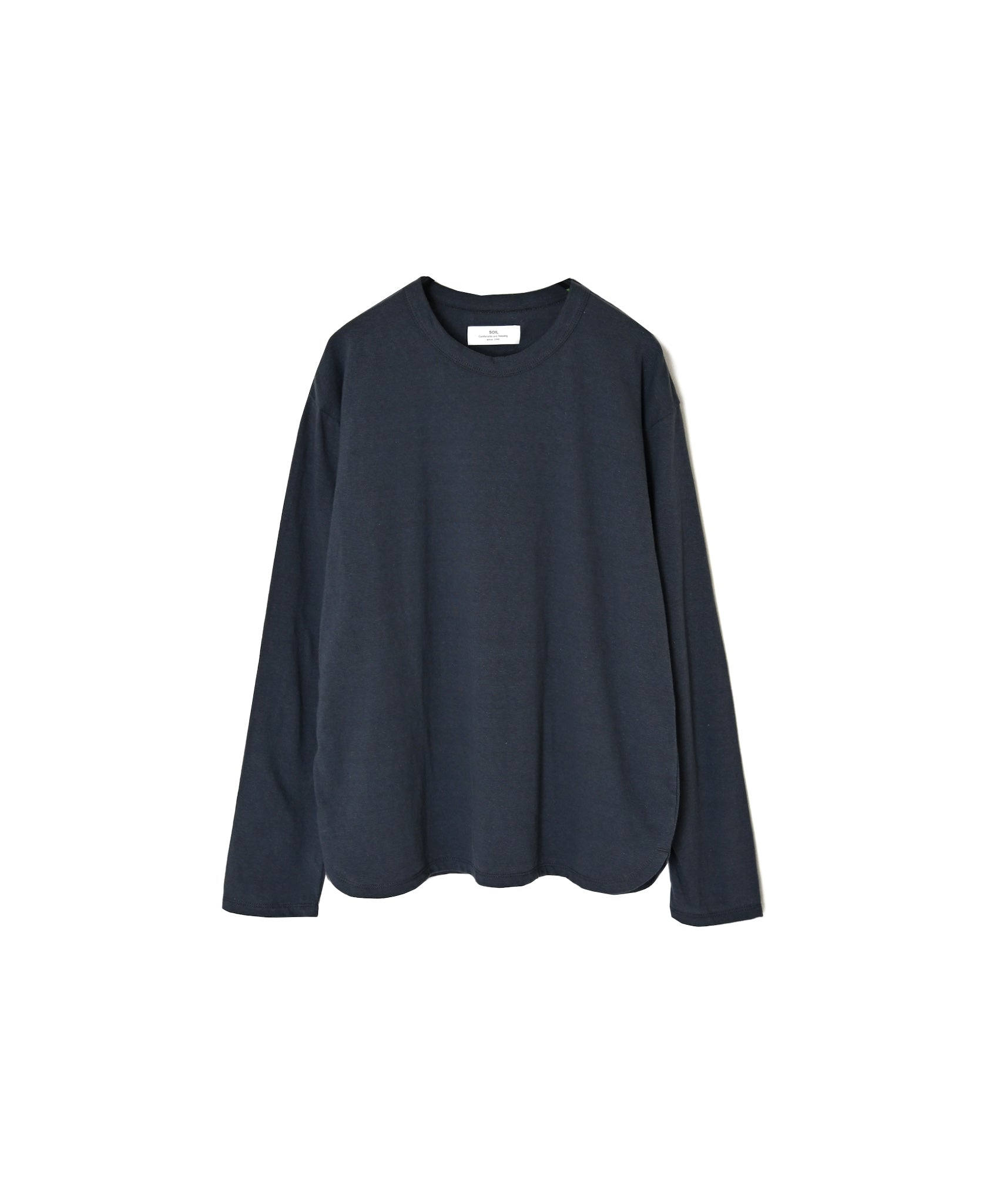 GNSL26511 COTTON SLUB SINGLE JERSEY CREW-NECK LONG/SL T-SHIRTS