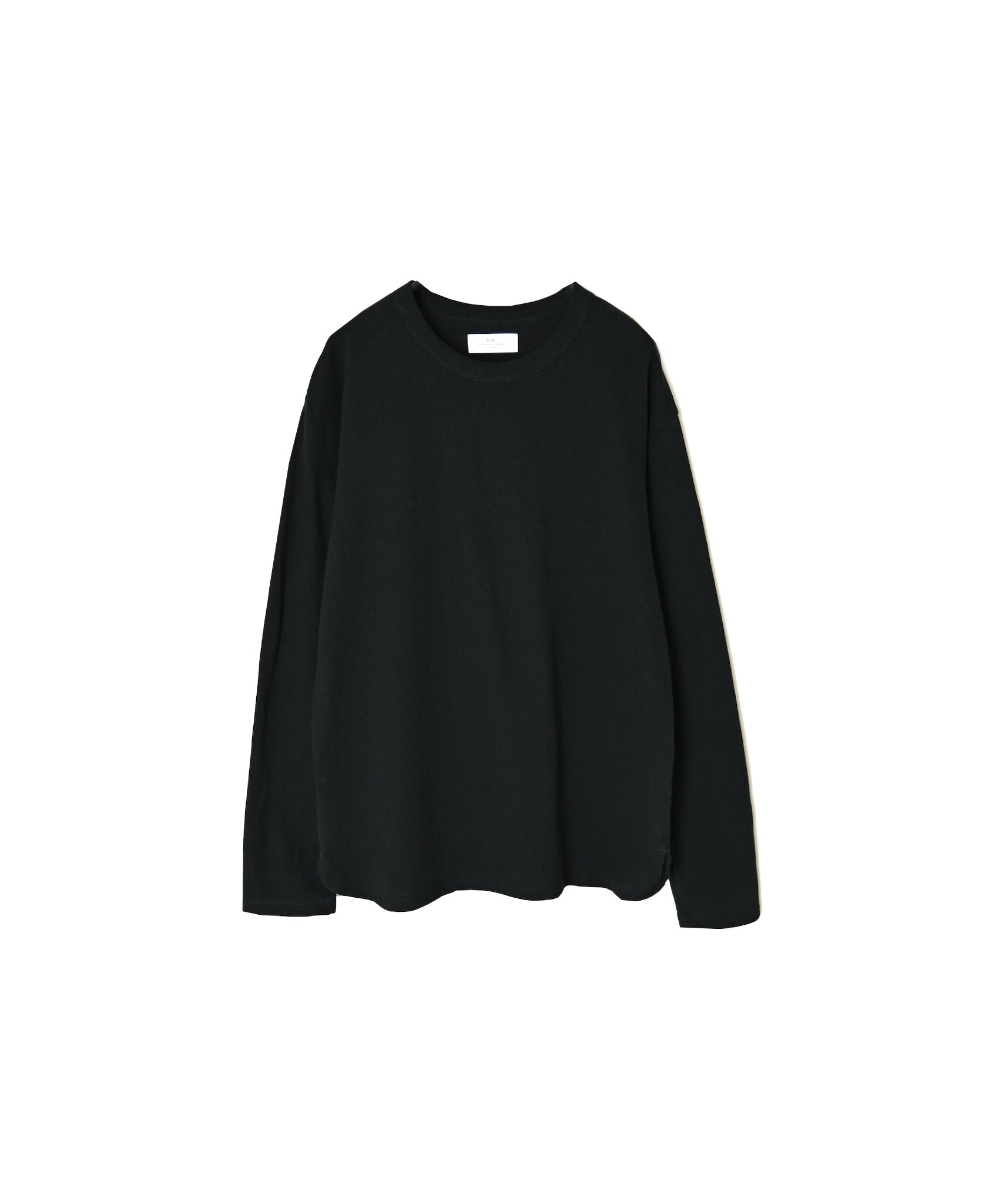 GNSL26511 COTTON SLUB SINGLE JERSEY CREW-NECK LONG/SL T-SHIRTS