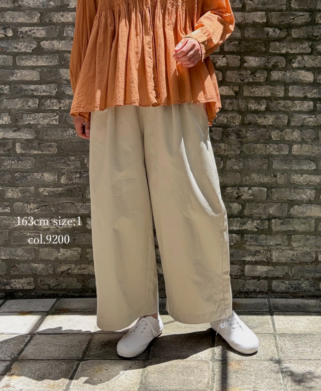 GNMDS2502WP WEST POINT 2TUCK WIDE EASY PANTS