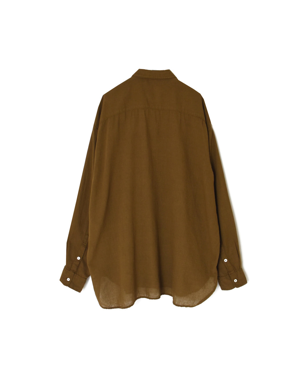 INAM2502G3D 30s GAUZE OVERDYE UTILITY REGULAR COLLAR SHIRT