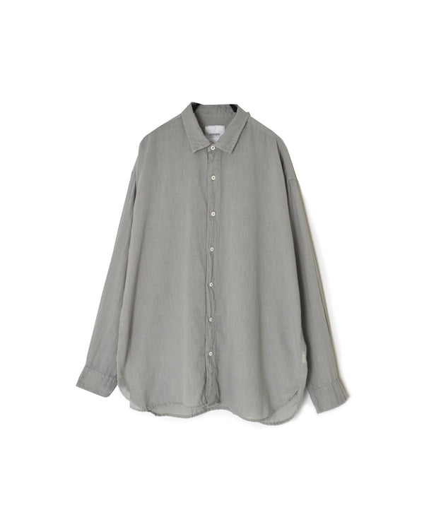 INAM2502G3D 30s GAUZE OVERDYE UTILITY REGULAR COLLAR SHIRT