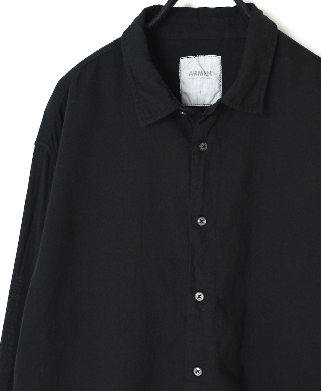INAM2502G3D 30s GAUZE OVERDYE UTILITY REGULAR COLLAR SHIRT