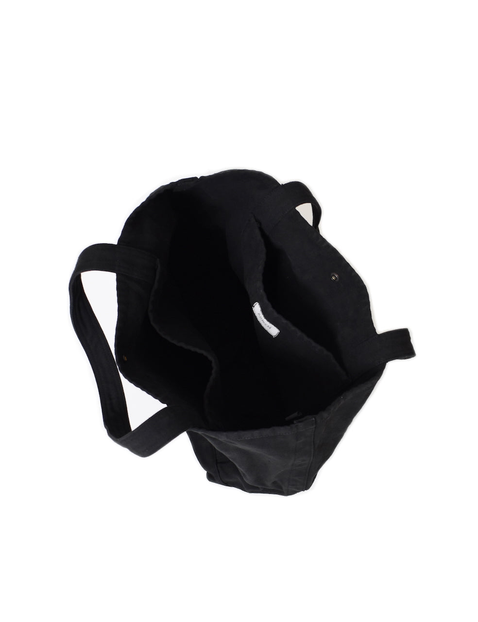 INAM2646D HEAVY CANVAS BAG OVERDYE MEDIUM TOTE BAG WITH TWO INSIDE POCKETS