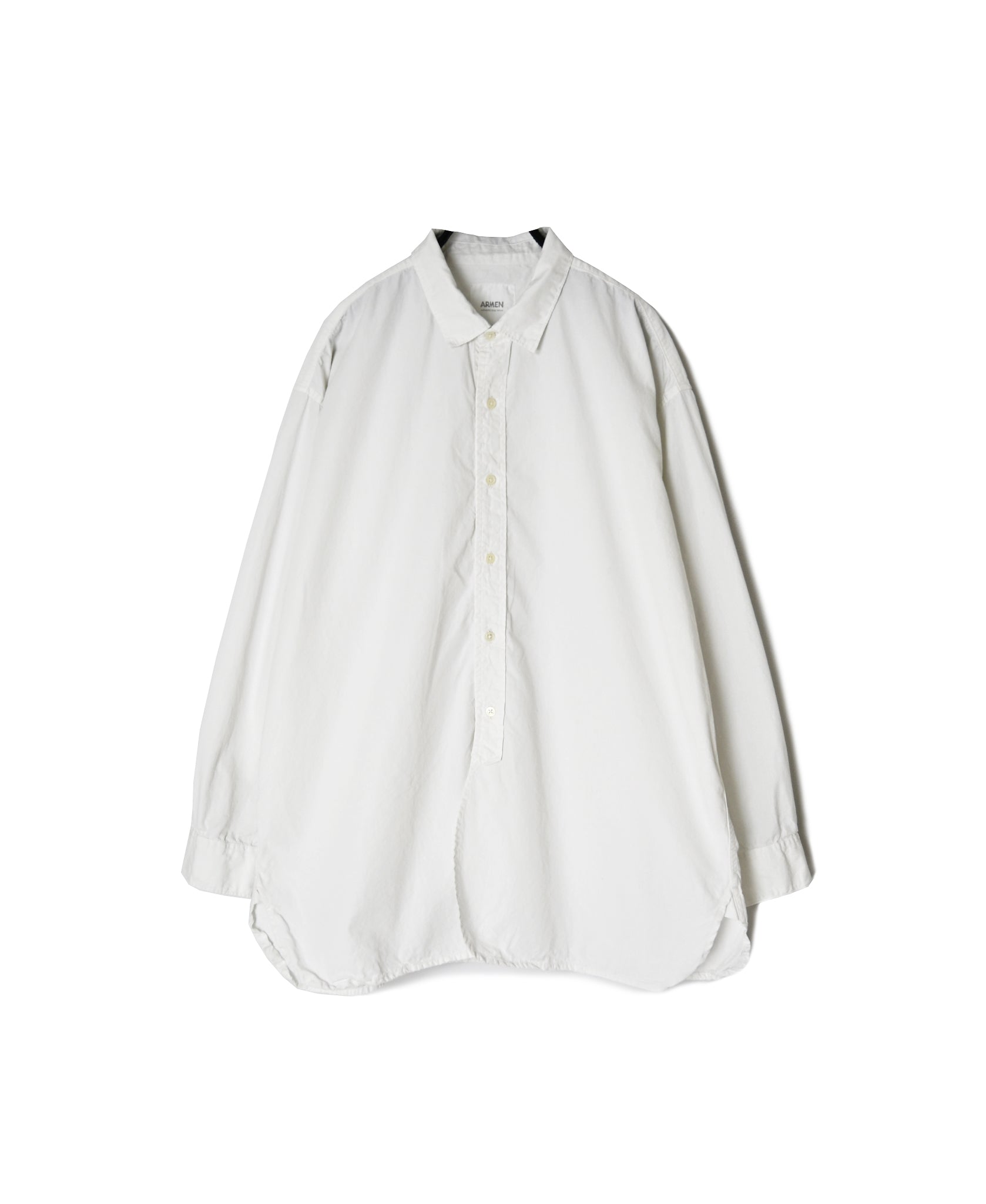 INAM2651PD 40s POPLIN OVERDYE UTILITY REGULAR COLLAR SHIRT