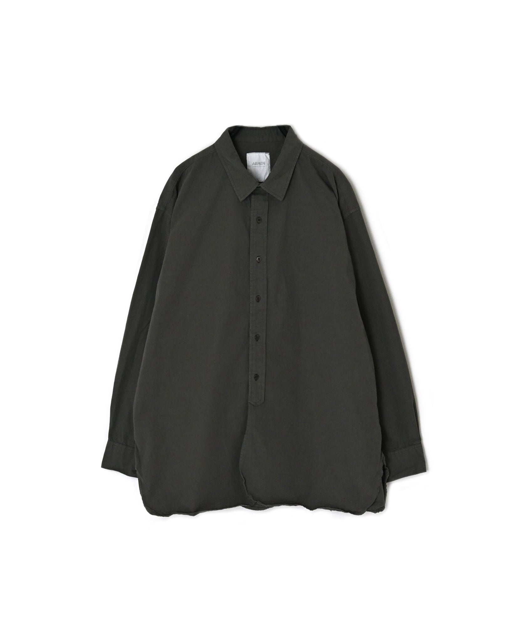 INAM2651PD 40s POPLIN OVERDYE UTILITY REGULAR COLLAR SHIRT