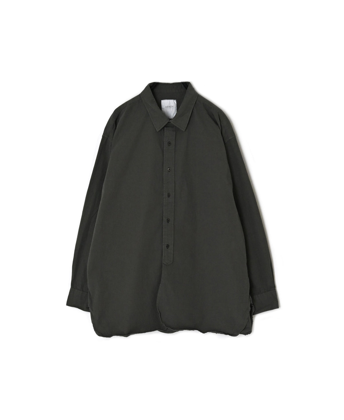 INAM2651PD 40s POPLIN OVERDYE UTILITY REGULAR COLLAR SHIRT