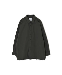 INAM2651PD 40s POPLIN OVERDYE UTILITY REGULAR COLLAR SHIRT