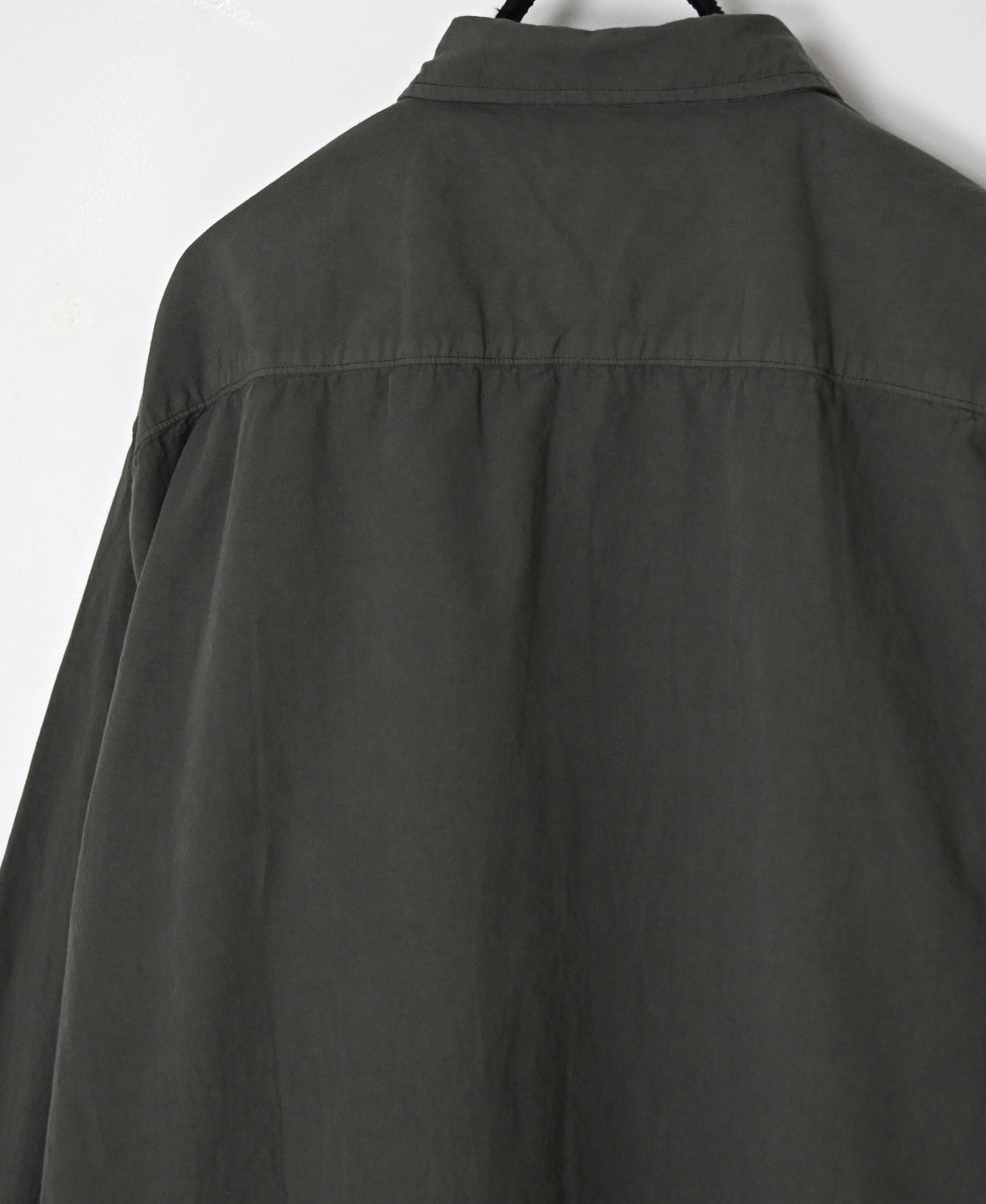 INAM2651PD 40s POPLIN OVERDYE UTILITY REGULAR COLLAR SHIRT