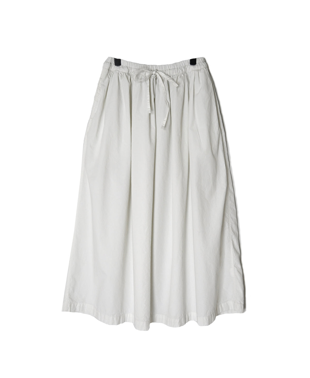 INAM2654PD 40s POPLIN OVERDYE EASY GATHERED SKIRT