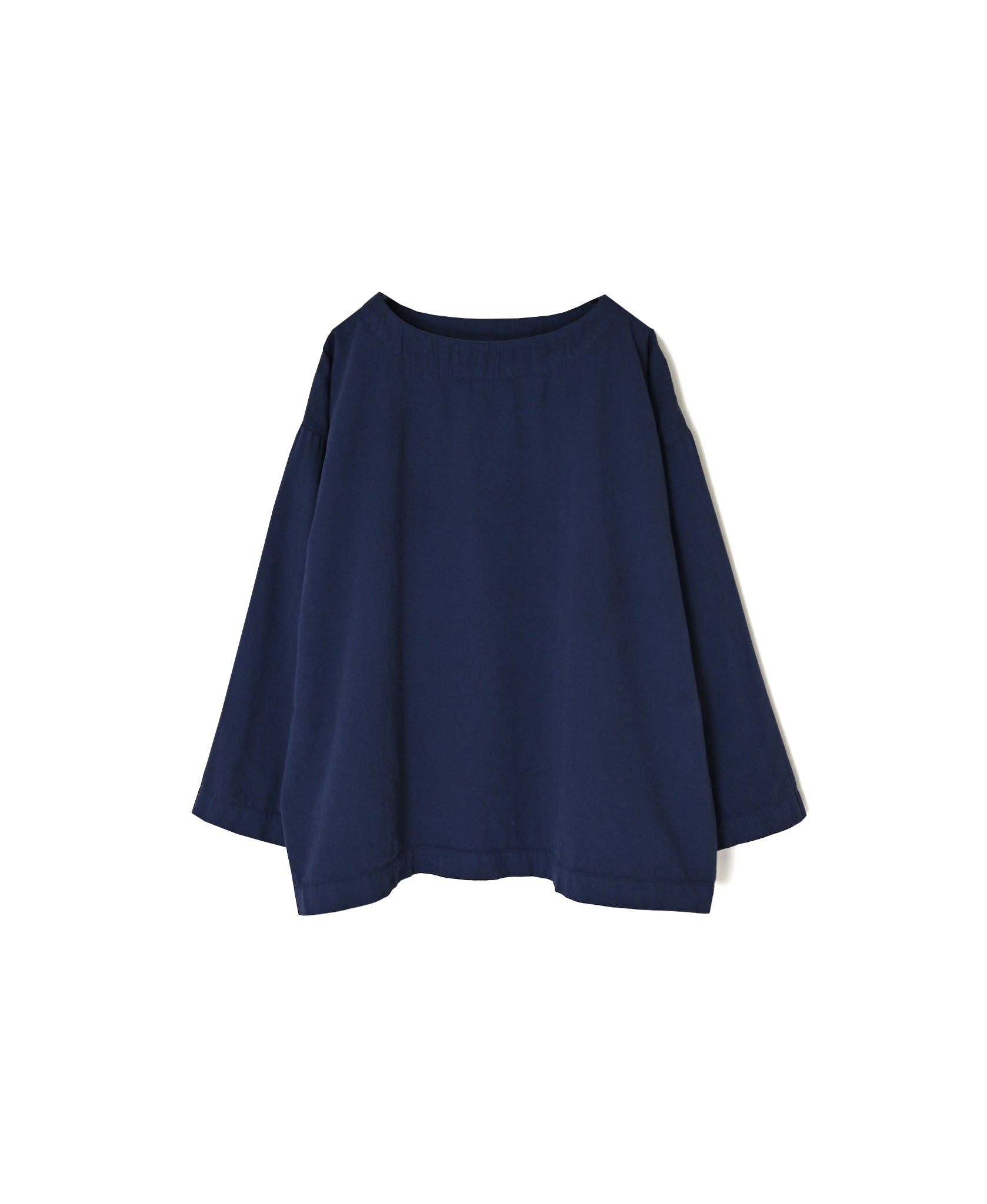 INAM2661TD 30s COTTON TWILL OVERDYE BOAT NECK SMOCK