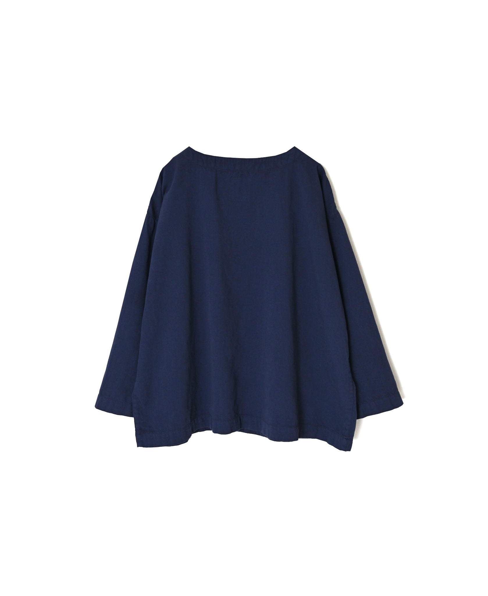 INAM2661TD 30s COTTON TWILL OVERDYE BOAT NECK SMOCK