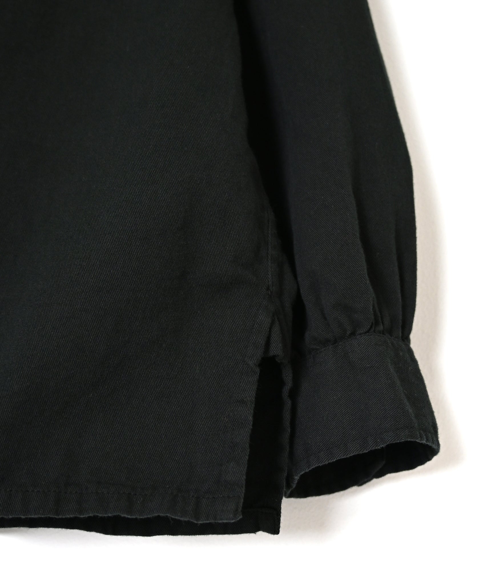 INAM2662TD 30s COTTON TWILL OVERDYE WORK GATHER BANDED SHIRT