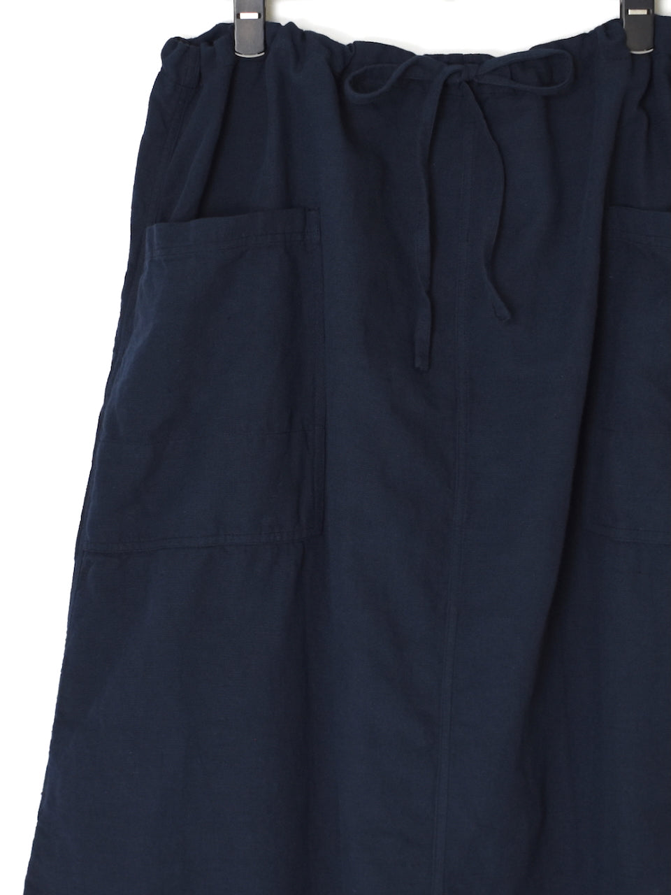 INHT2514CLD COTTON LINEN PLAIN  OVERDYE EASY SKIRT