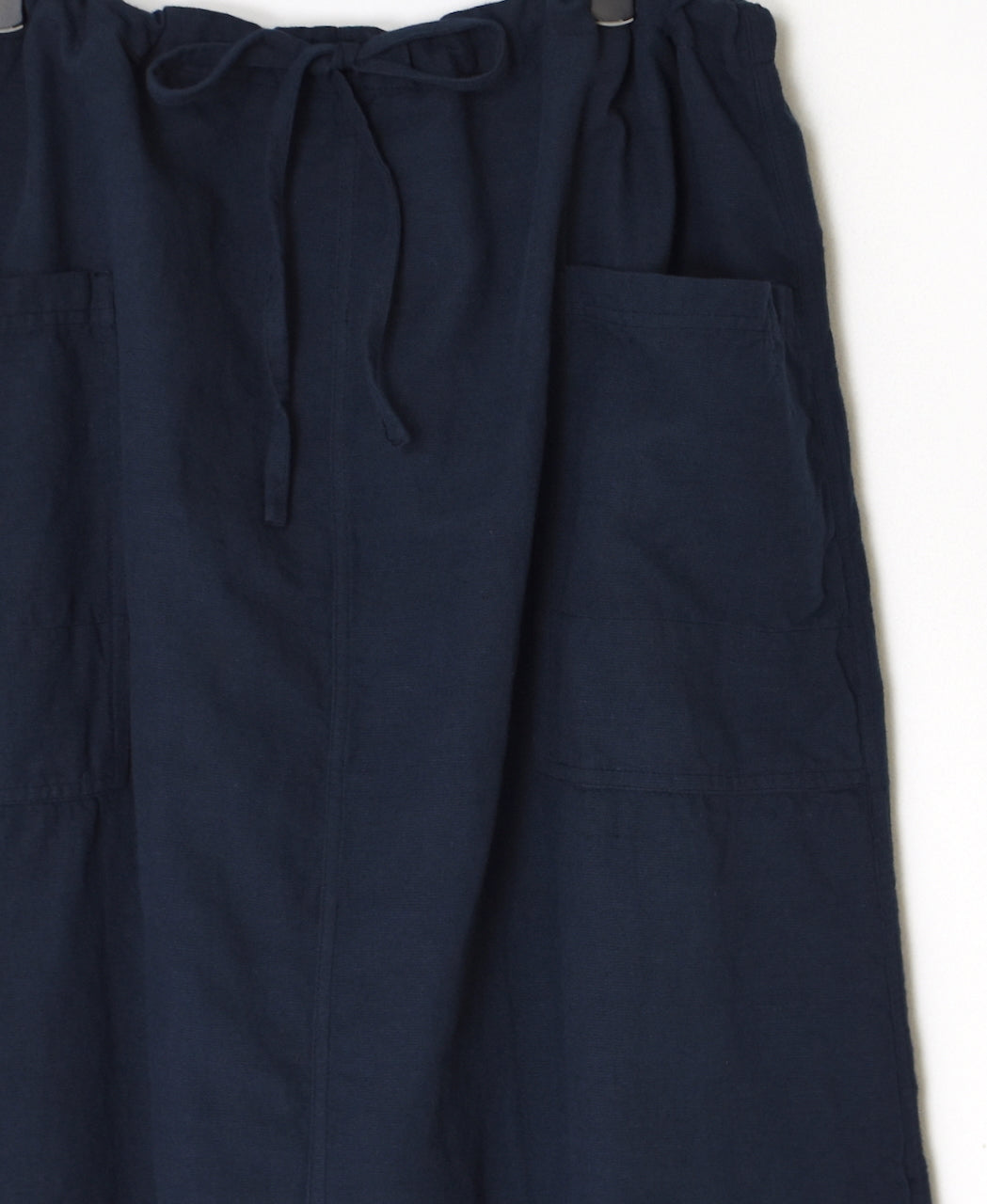 INHT2514CLD COTTON LINEN PLAIN  OVERDYE EASY SKIRT