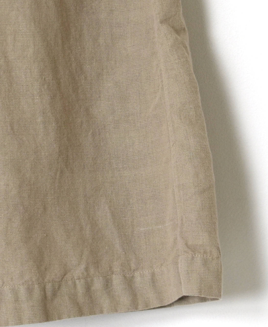 INHT2514CLD COTTON LINEN PLAIN  OVERDYE EASY SKIRT