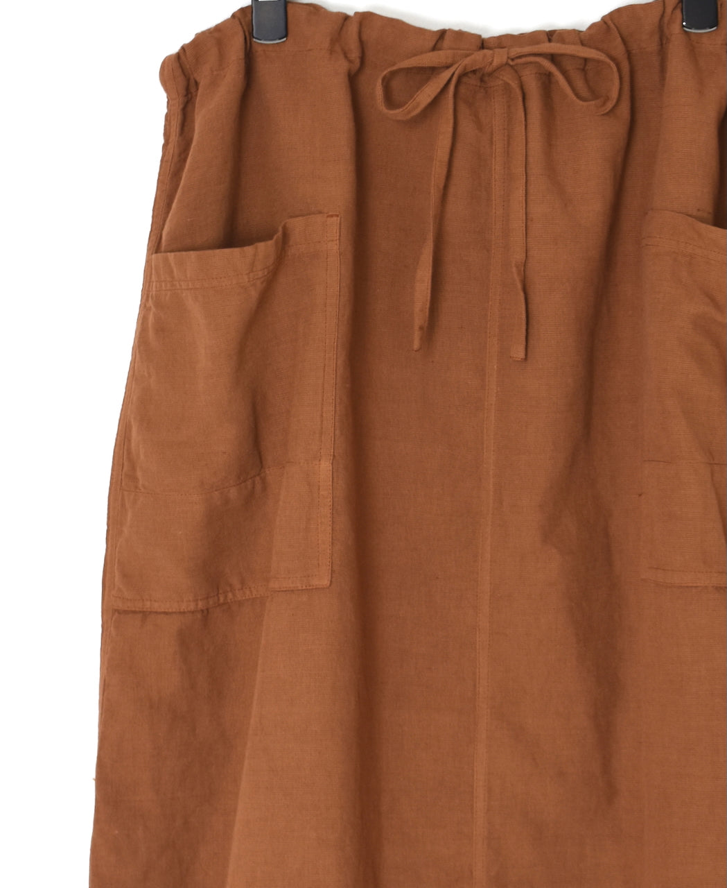 INHT2514CLD COTTON LINEN PLAIN  OVERDYE EASY SKIRT