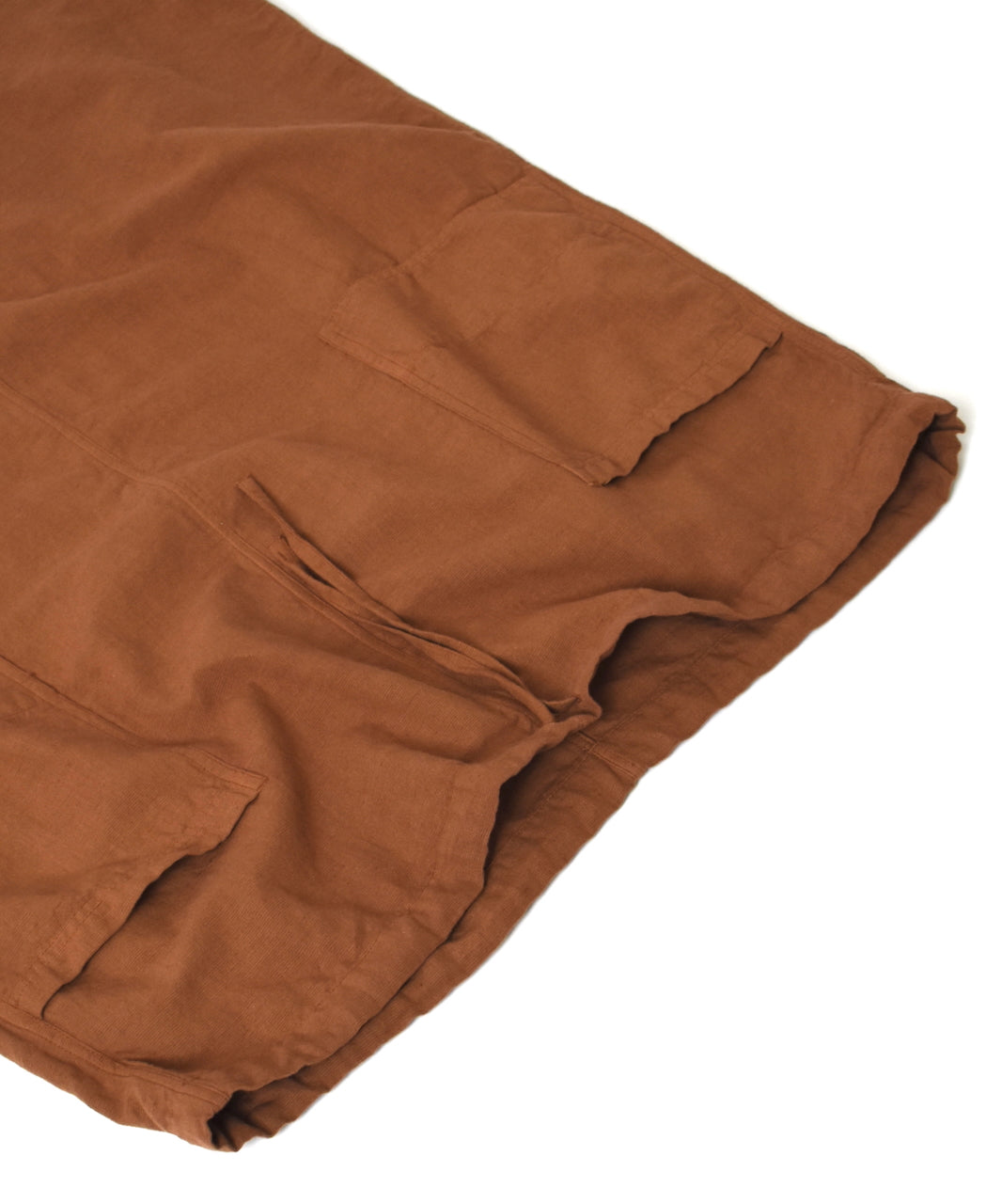 INHT2514CLD COTTON LINEN PLAIN  OVERDYE EASY SKIRT