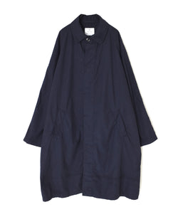 INHT2601CP 60s COTTON POPLIN OVERDYE BALMACAAN COAT