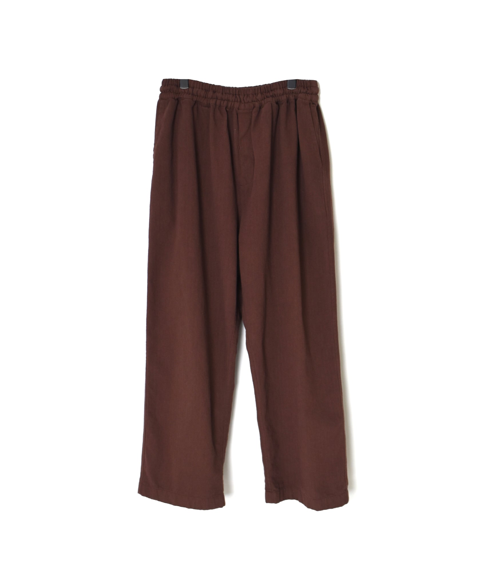 INHT2655D COTTON HERRINGBONE PLAIN OVERDYE EASY PANTS
