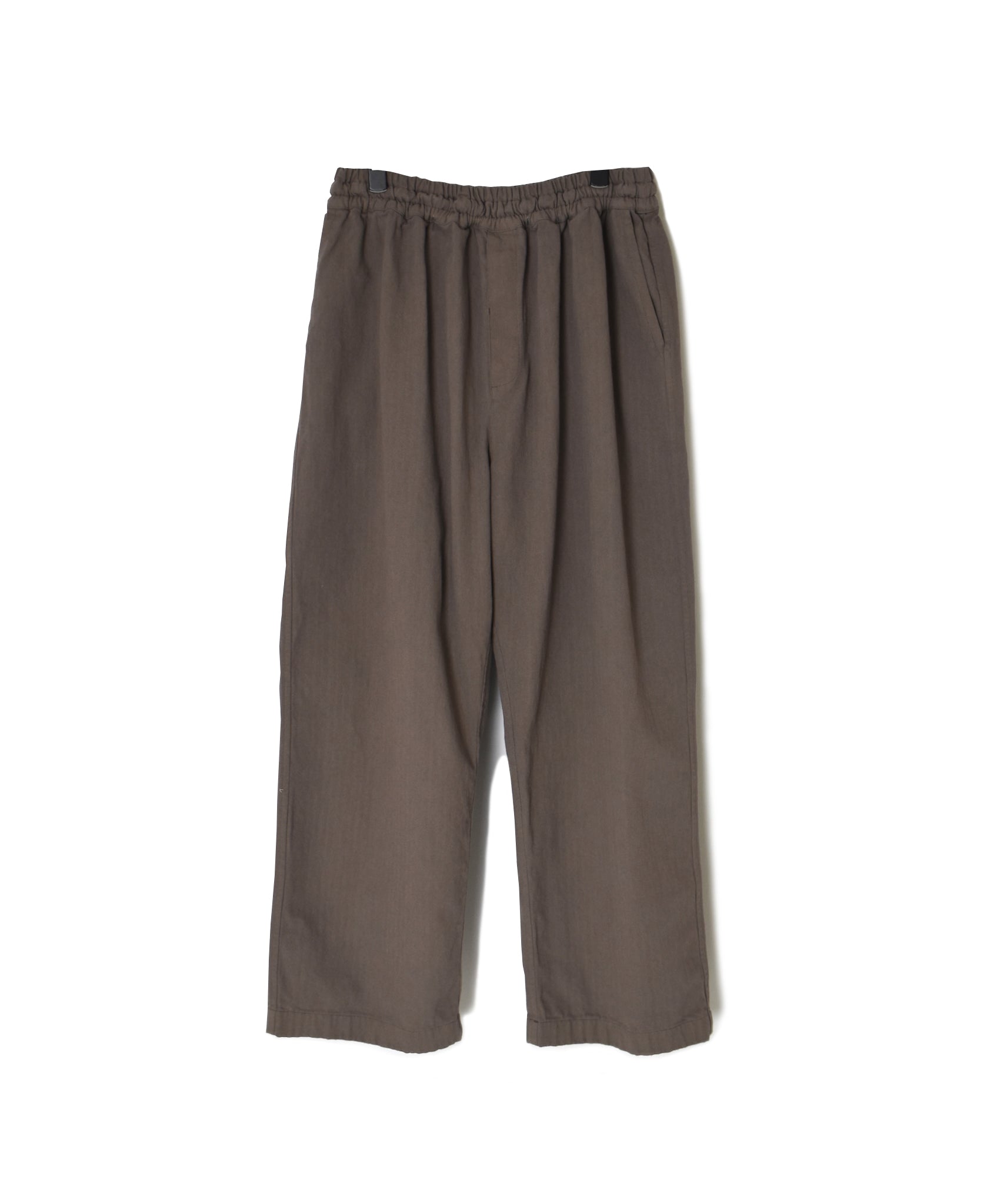 INHT2655D COTTON HERRINGBONE PLAIN OVERDYE EASY PANTS