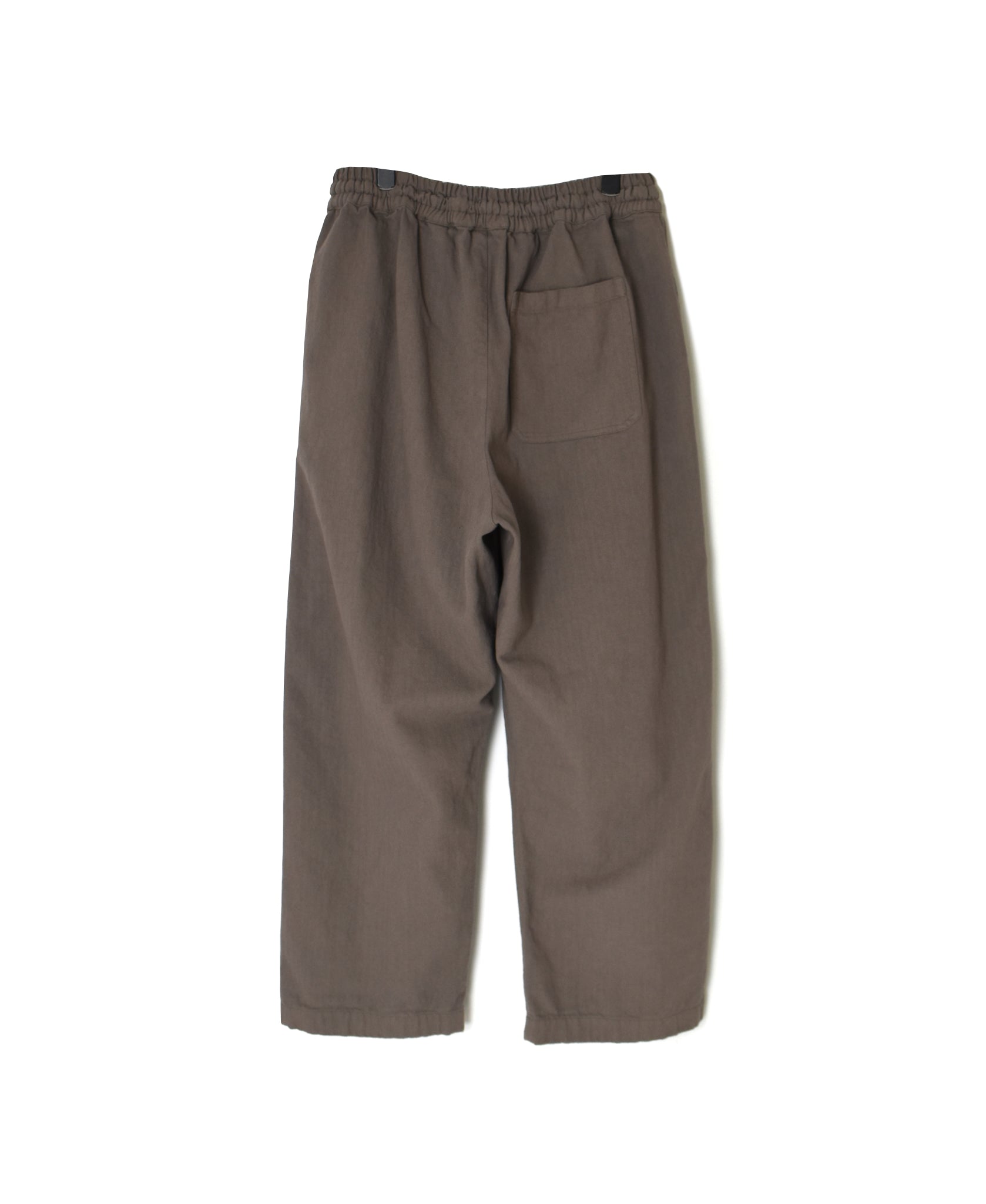 INHT2655D COTTON HERRINGBONE PLAIN OVERDYE EASY PANTS