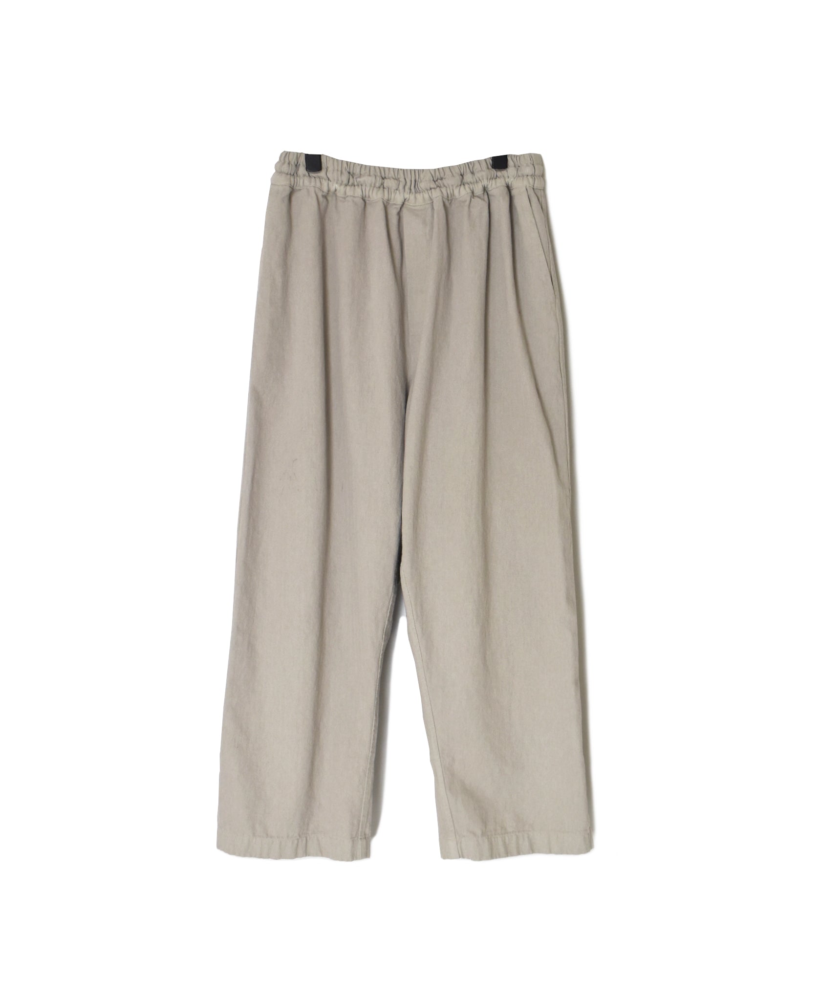 INHT2655D COTTON HERRINGBONE PLAIN OVERDYE EASY PANTS