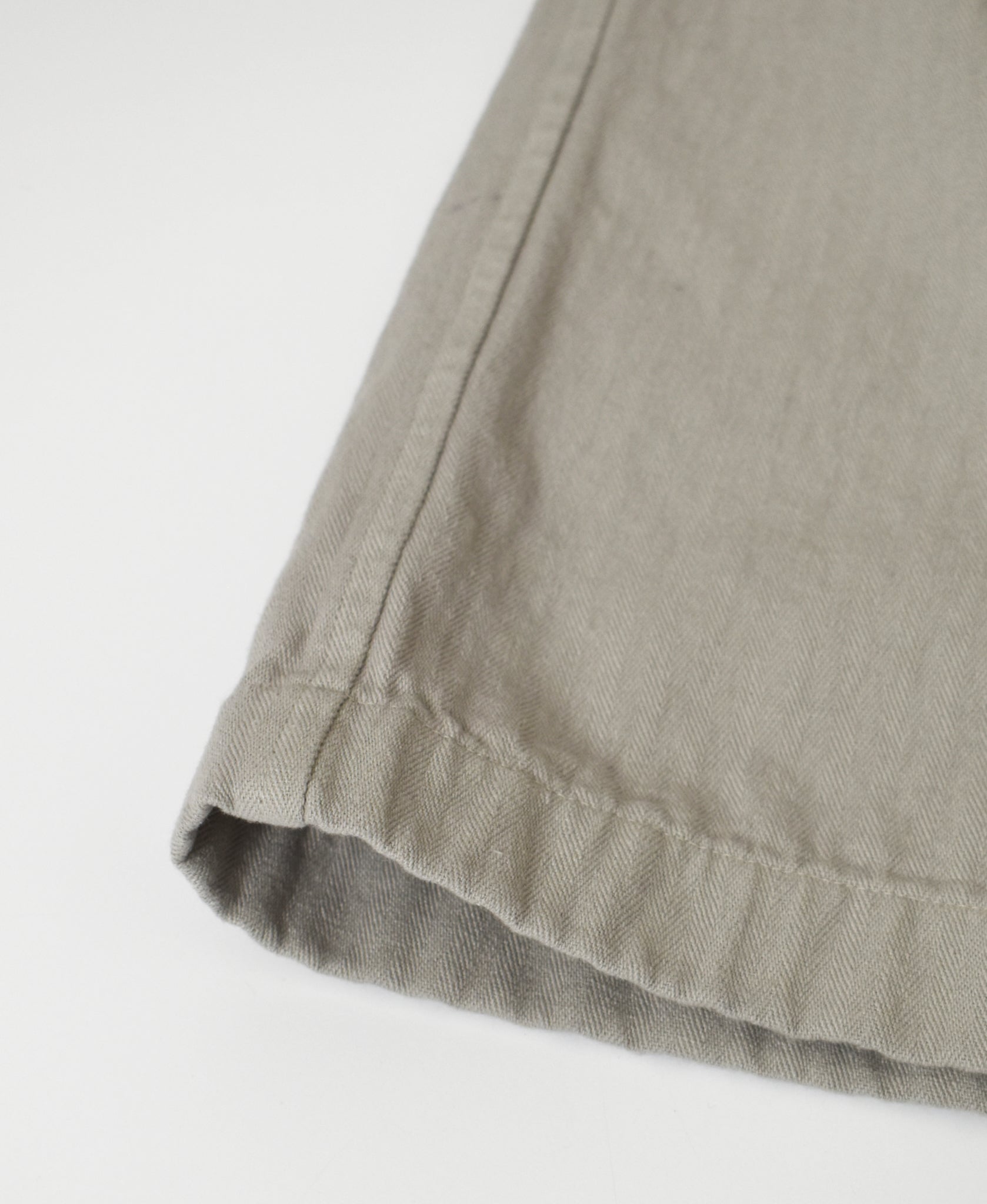INHT2655D COTTON HERRINGBONE PLAIN OVERDYE EASY PANTS
