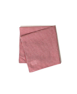 INMDS25026 HANDWOVEN COTTON/SILK GINGHAM CHECK SQUARE STOLE 58×58㎝
