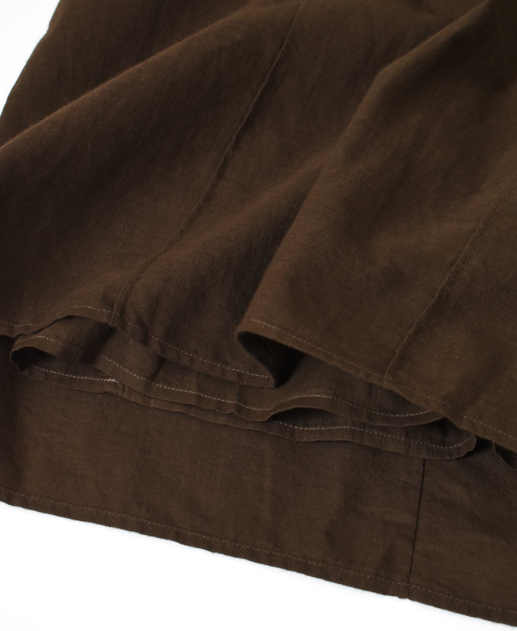 INMDS26705 TWILL COTTON KHADI PLAIN GATHERED SKIRT