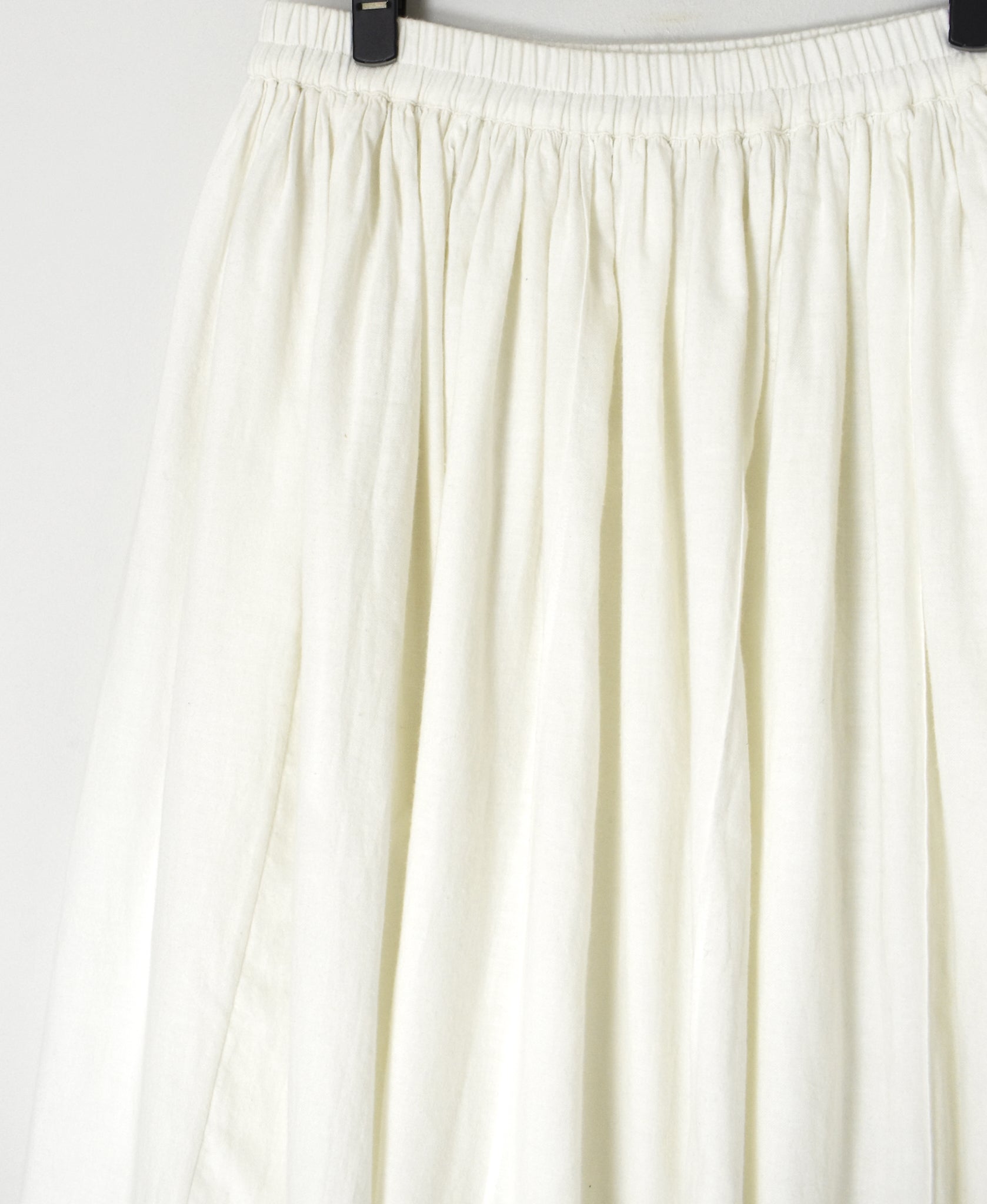 INMDS26705 TWILL COTTON KHADI PLAIN GATHERED SKIRT