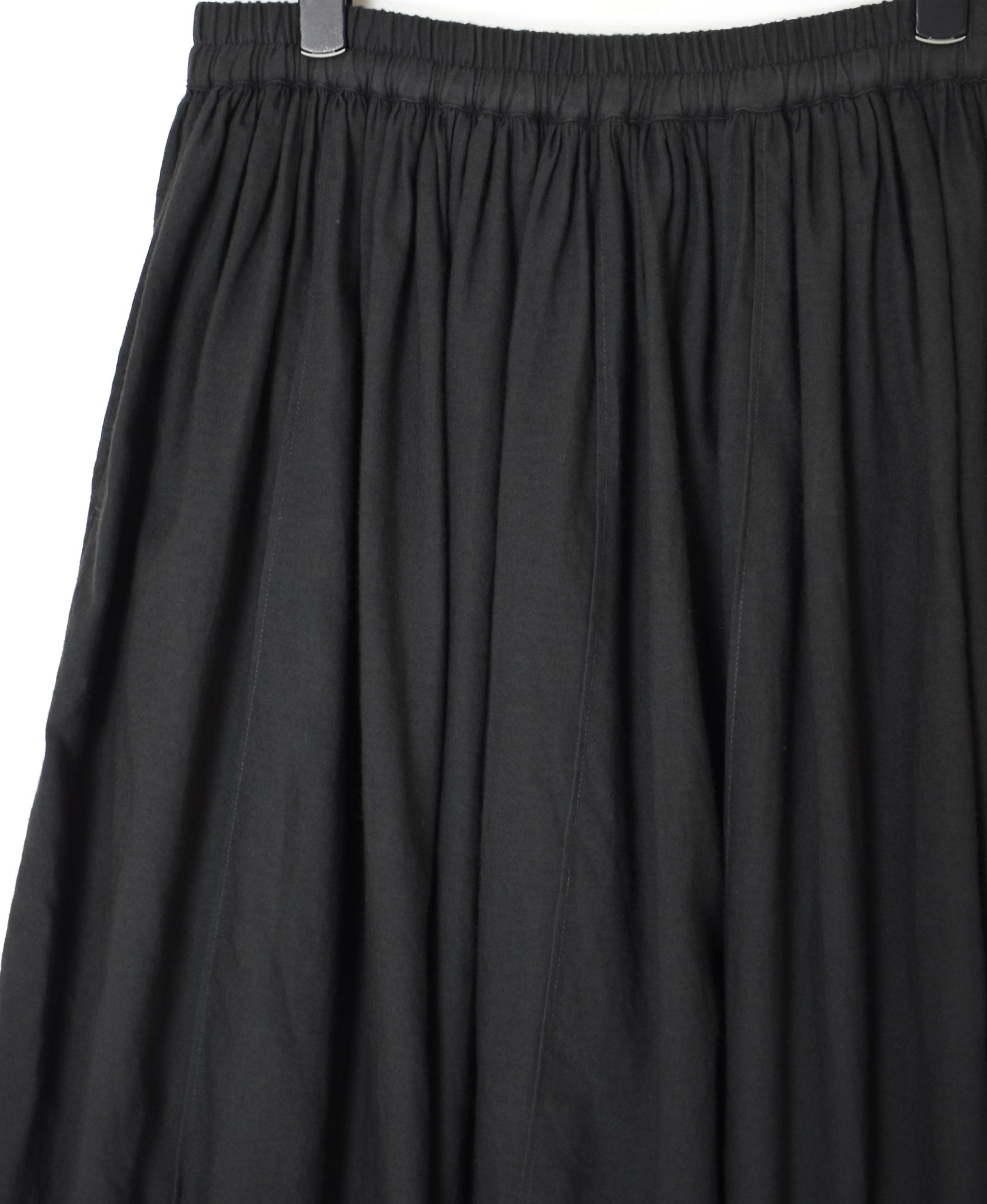 INMDS26705 TWILL COTTON KHADI PLAIN GATHERED SKIRT