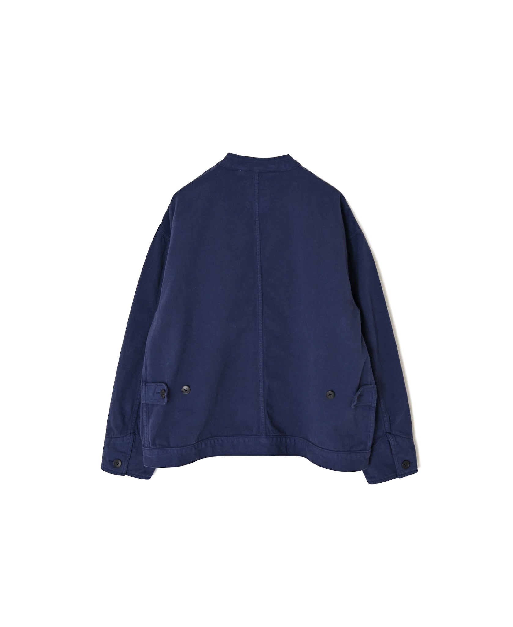 ISNAM2652CTD AUTOLOOM COTTON TWILL OVERDYE BANDED COLLAR JACKET