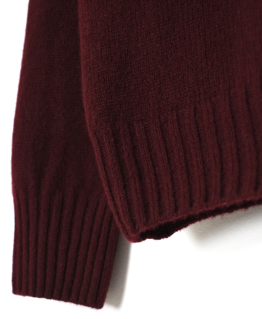 JNAMP1451 GEELONG LAMBSWOOL SEAM FREE CREW NECK SADDLE SHOULDER P/O