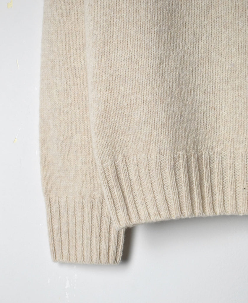 JNAMP1451 GEELONG LAMBSWOOL SEAM FREE CREW NECK SADDLE SHOULDER P/O
