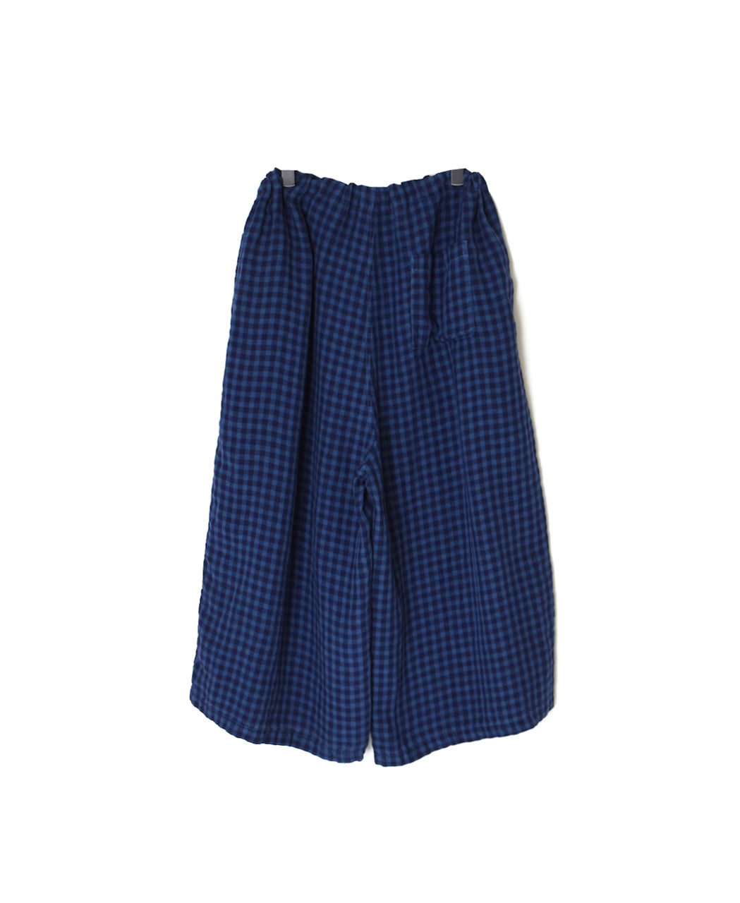 LNHT1713LC LINEN CHECK OVERDYE EASY PANTS
