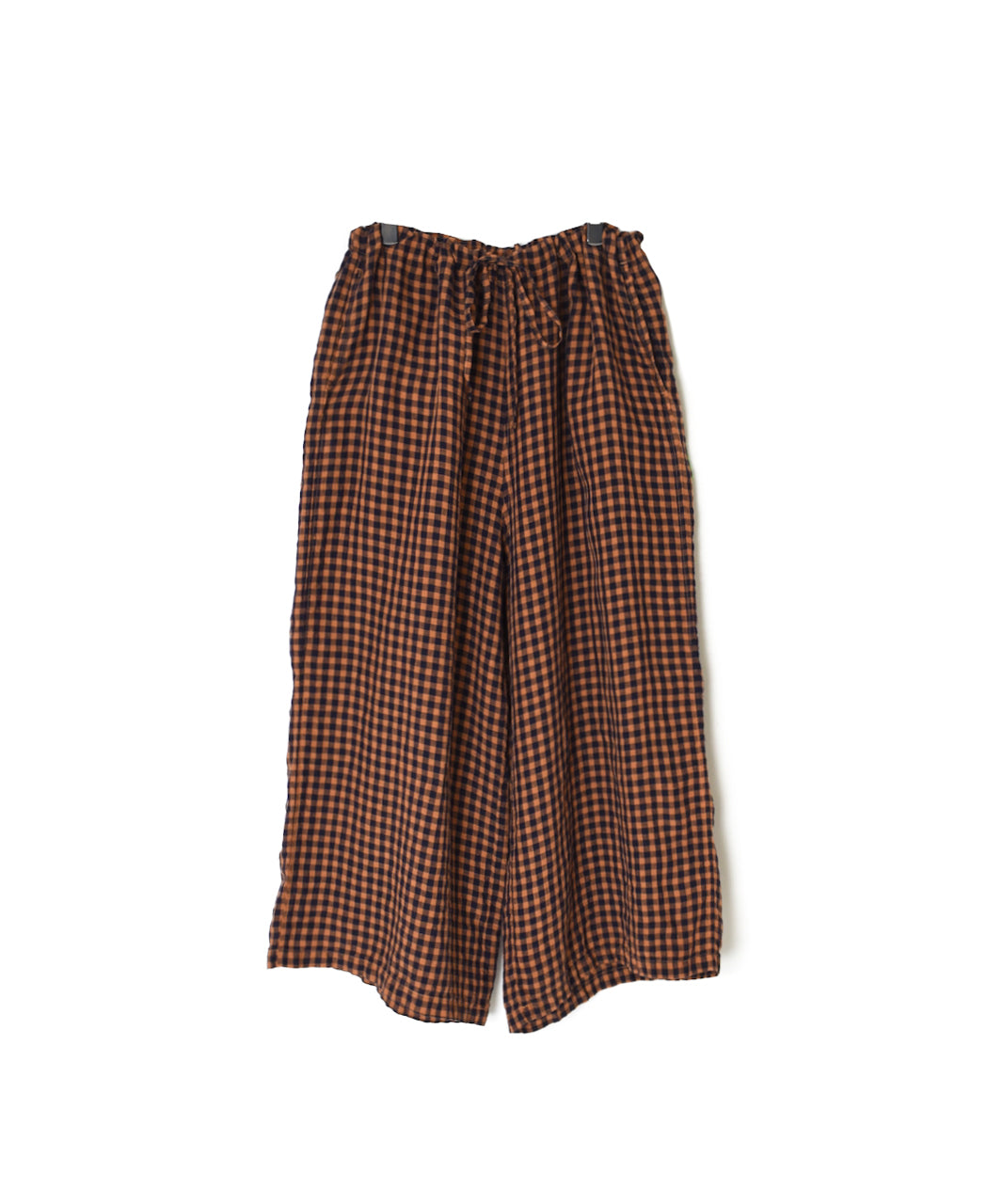 LNHT1713LC LINEN CHECK OVERDYE EASY PANTS