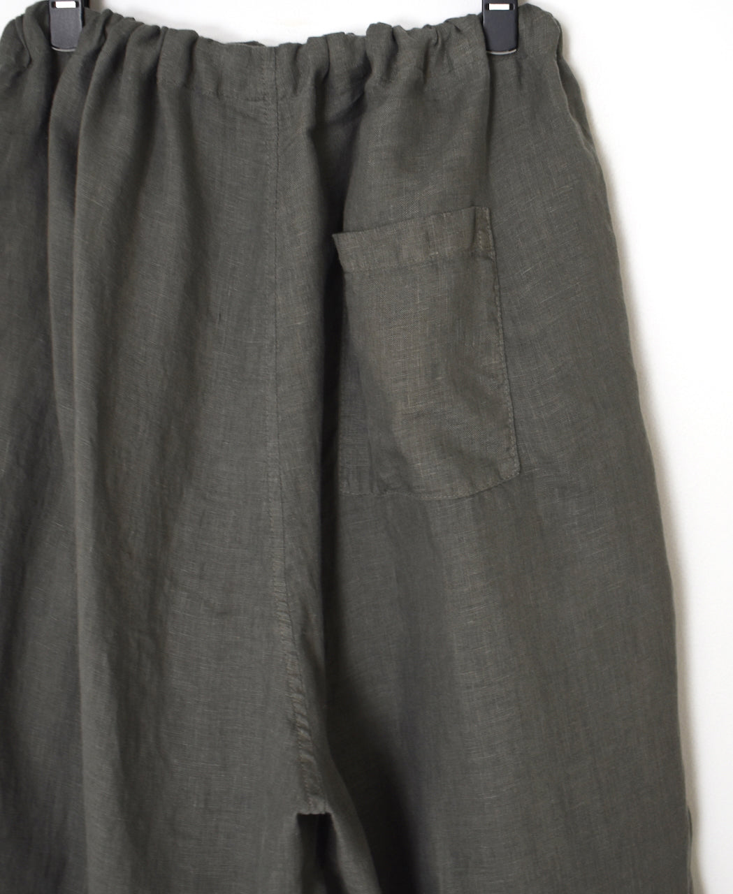 LNHT1713L LINEN PLAIN OVERDYE EASY PANTS