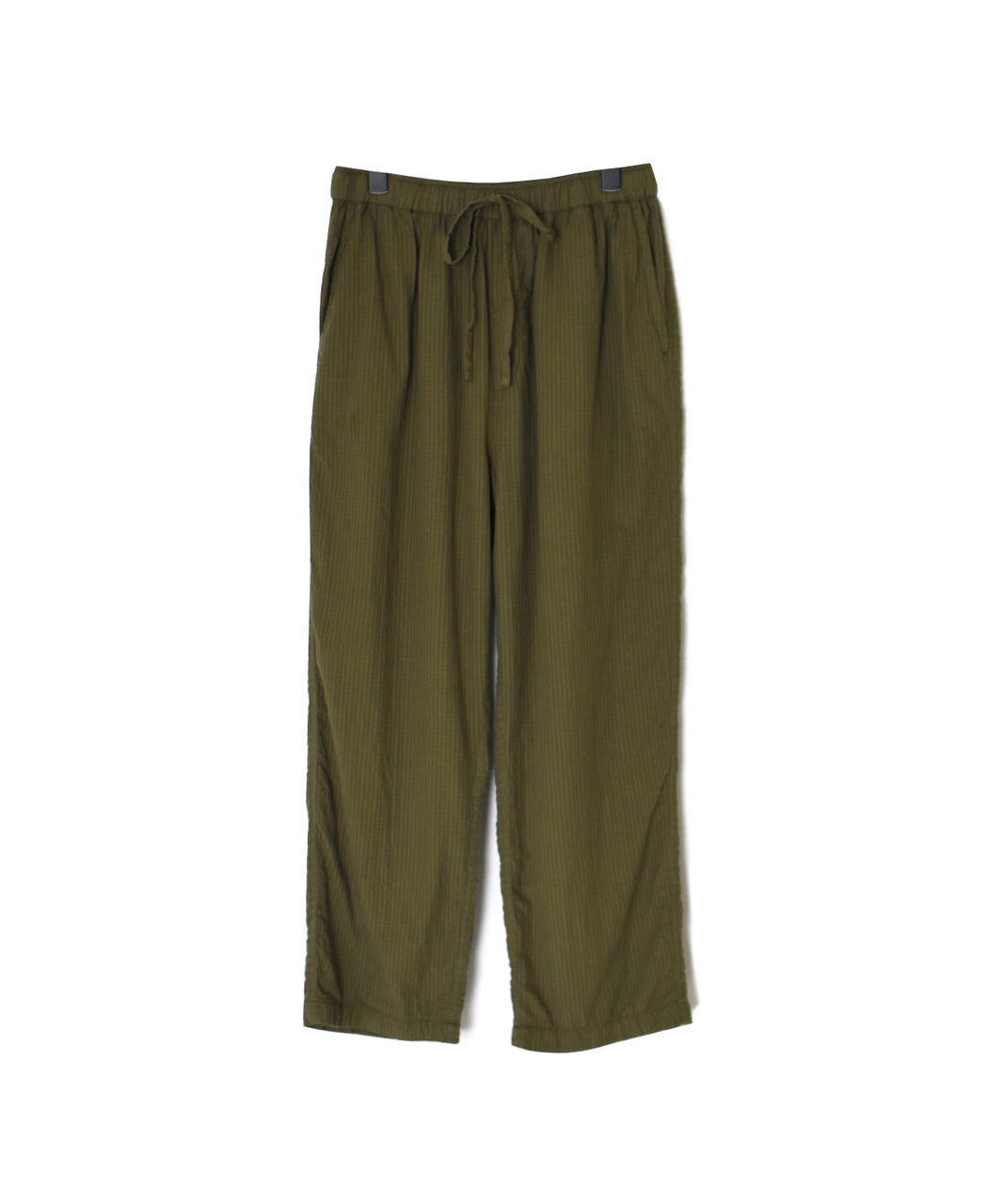 MDSH2483D 80s ORGANIC COTTON  ( BIG CHECK x SMALL CHECK ) OVERDYE EASY PANTS WITH LINING