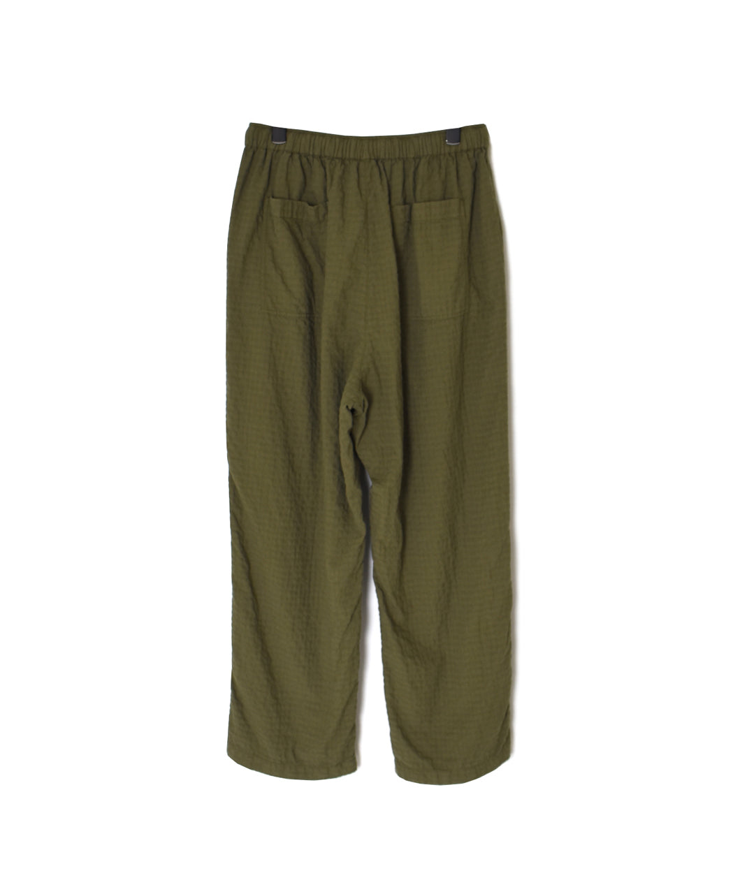 MDSH2483D 80s ORGANIC COTTON  ( BIG CHECK x SMALL CHECK ) OVERDYE EASY PANTS WITH LINING