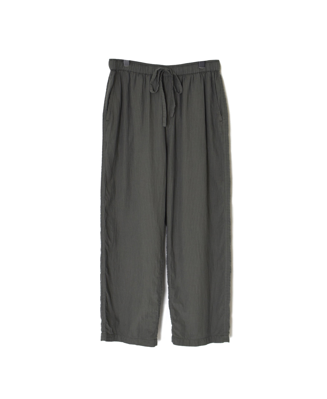 MDSH2483D 80s ORGANIC COTTON  ( BIG CHECK x SMALL CHECK ) OVERDYE EASY PANTS WITH LINING