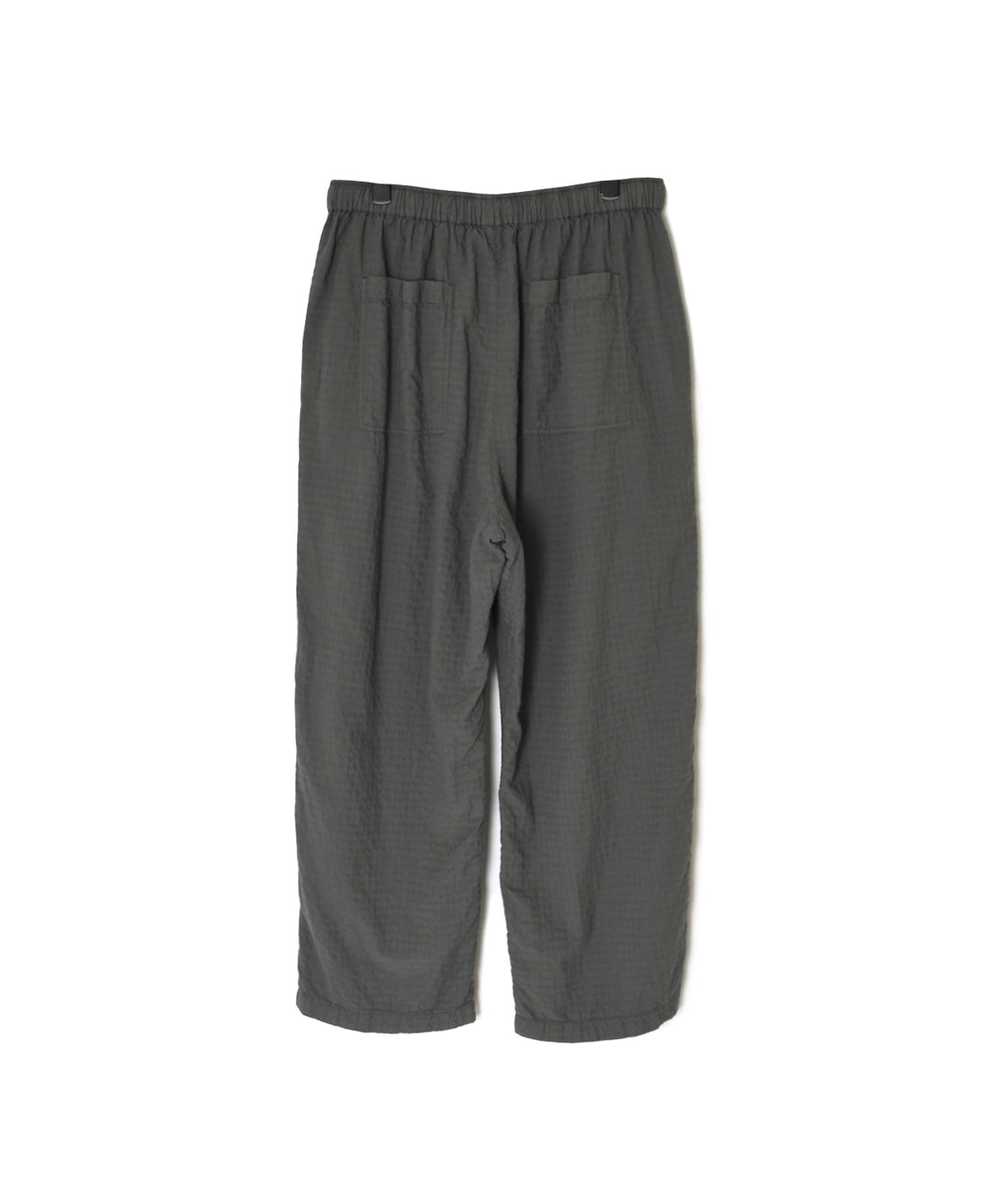 MDSH2483D 80s ORGANIC COTTON  ( BIG CHECK x SMALL CHECK ) OVERDYE EASY PANTS WITH LINING