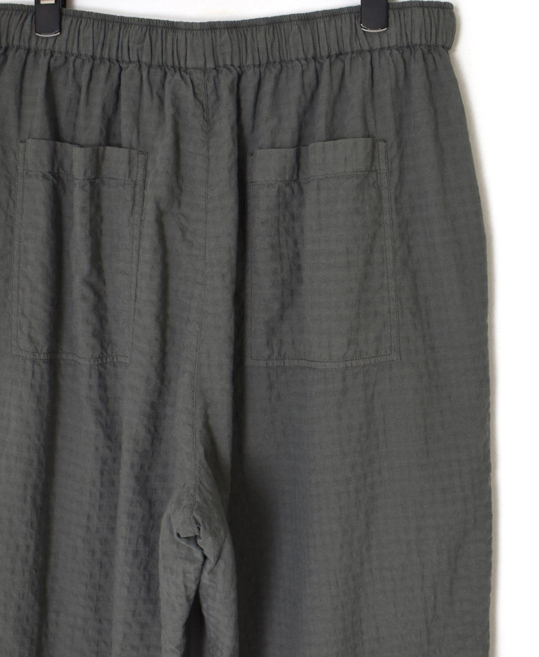MDSH2483D 80s ORGANIC COTTON  ( BIG CHECK x SMALL CHECK ) OVERDYE EASY PANTS WITH LINING