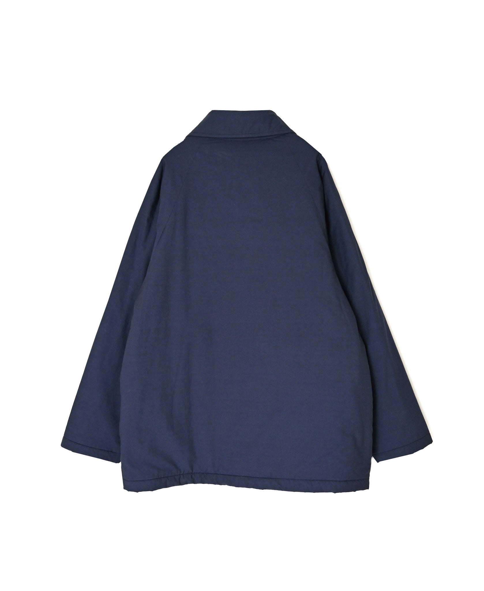 MDSH26521 PADDED 60s ORGANIC POPLIN PLAIN REGULAR COLLAR OVER HALF COAT