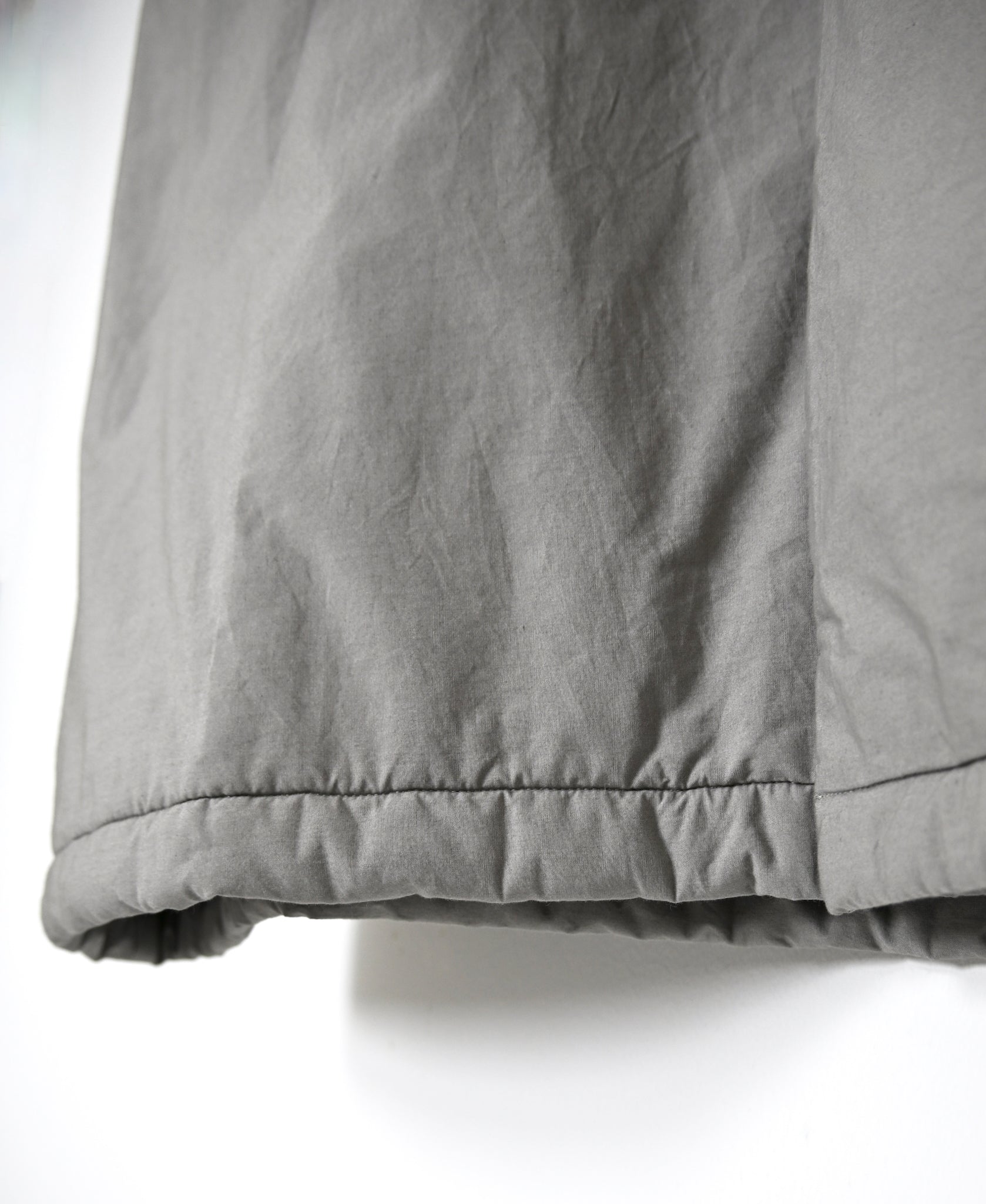 MDSH26522 PADDED 60s ORGANIC POPLIN PLAIN REGULAR COLLAR OVER COAT