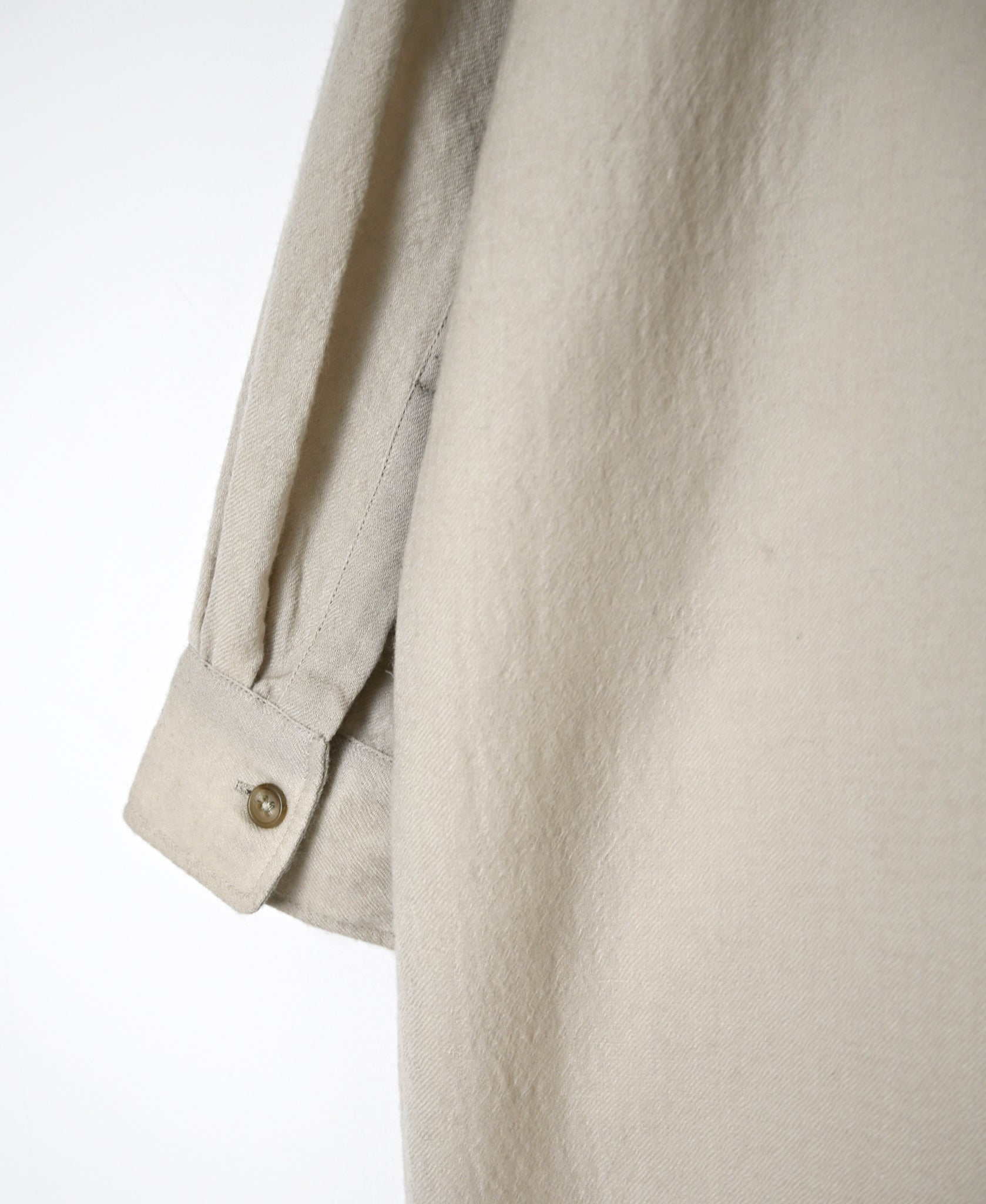 MDSH26532 BOILED WOOL PLAIN BANDED COLLAR COAT