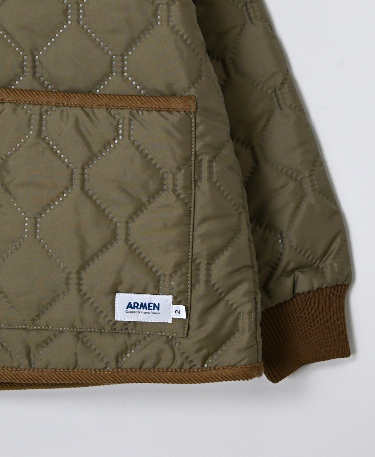 NAM2561PP PLAIN POLYESTER×PLAIN POLYESTER OVERSIZED HOODED JACKET WITH RIBBED CUFF
