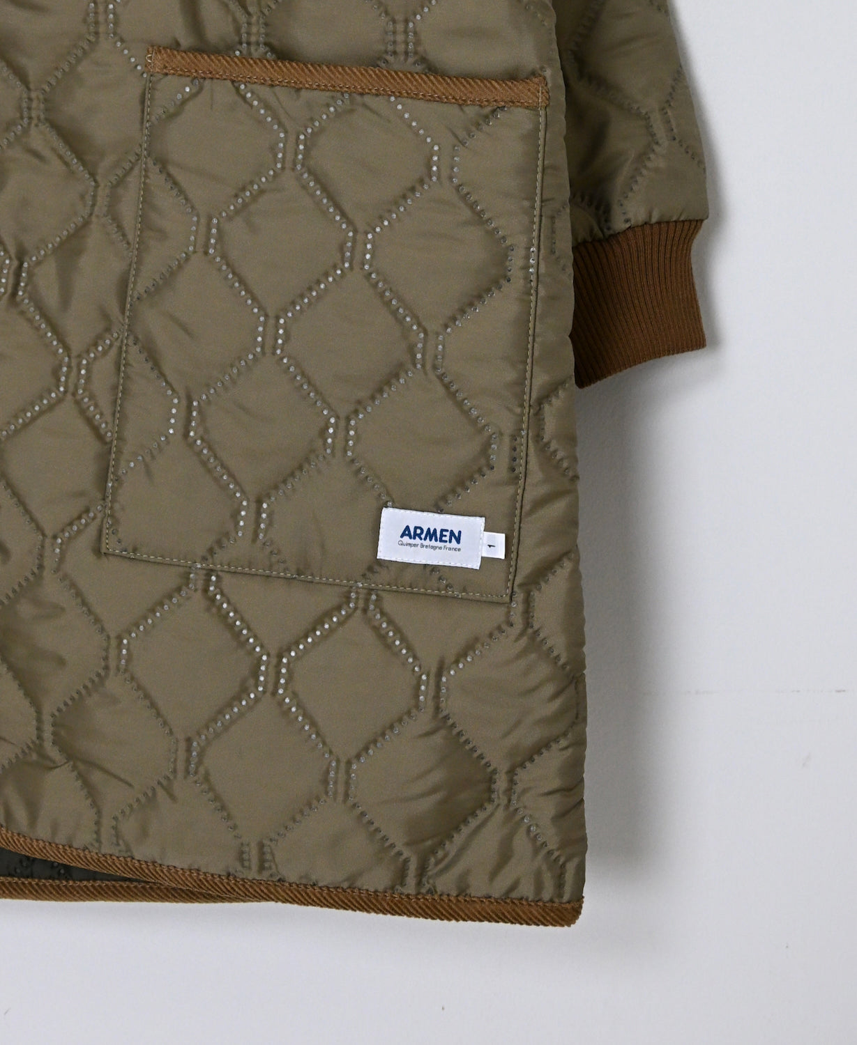 NAM2562PP PLAIN POLYESTER×PLAIN POLYESTER OVERSIZED MID-LENGTH HOODED COAT WITH RIBBED CUFF